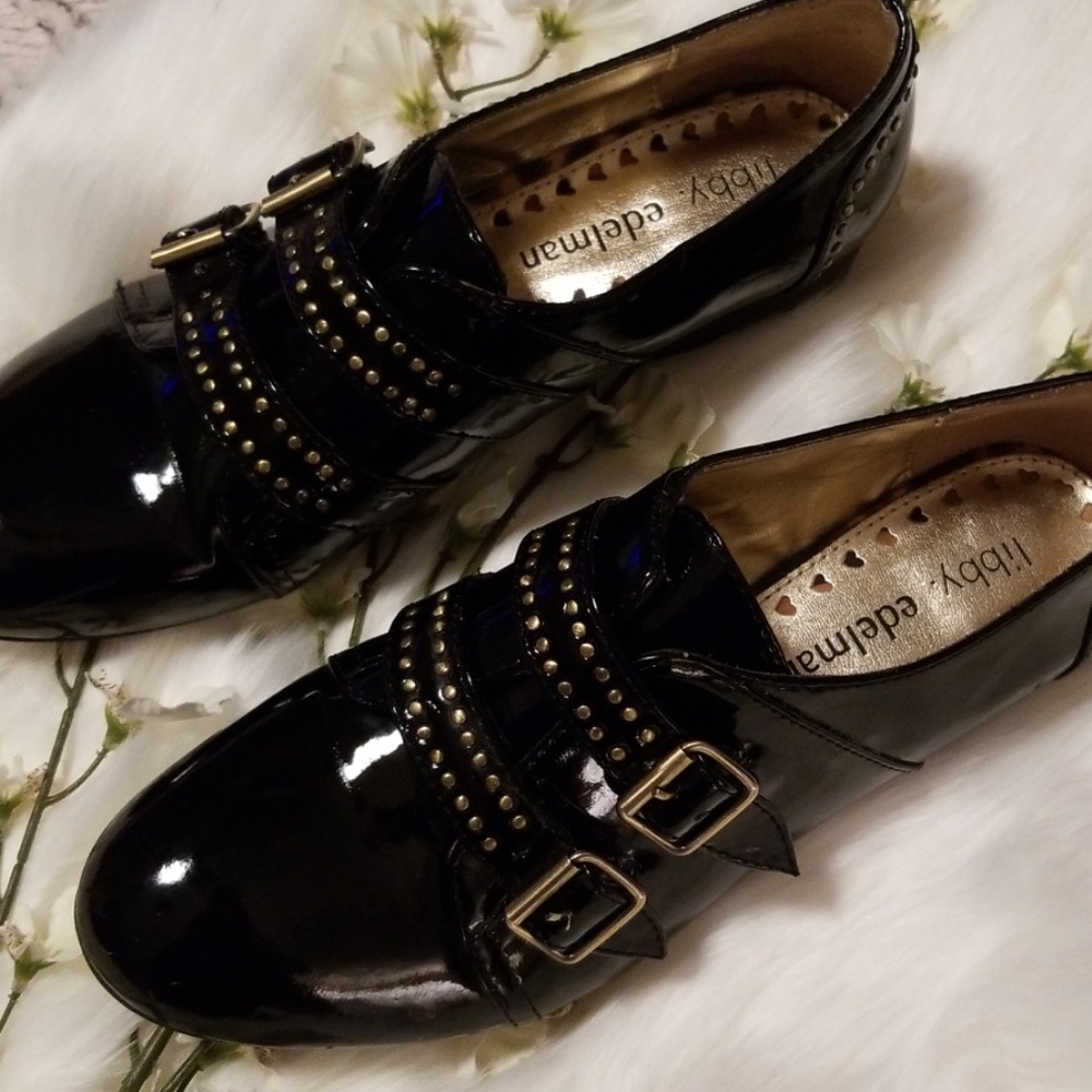 Libby Edelman Patent Flats